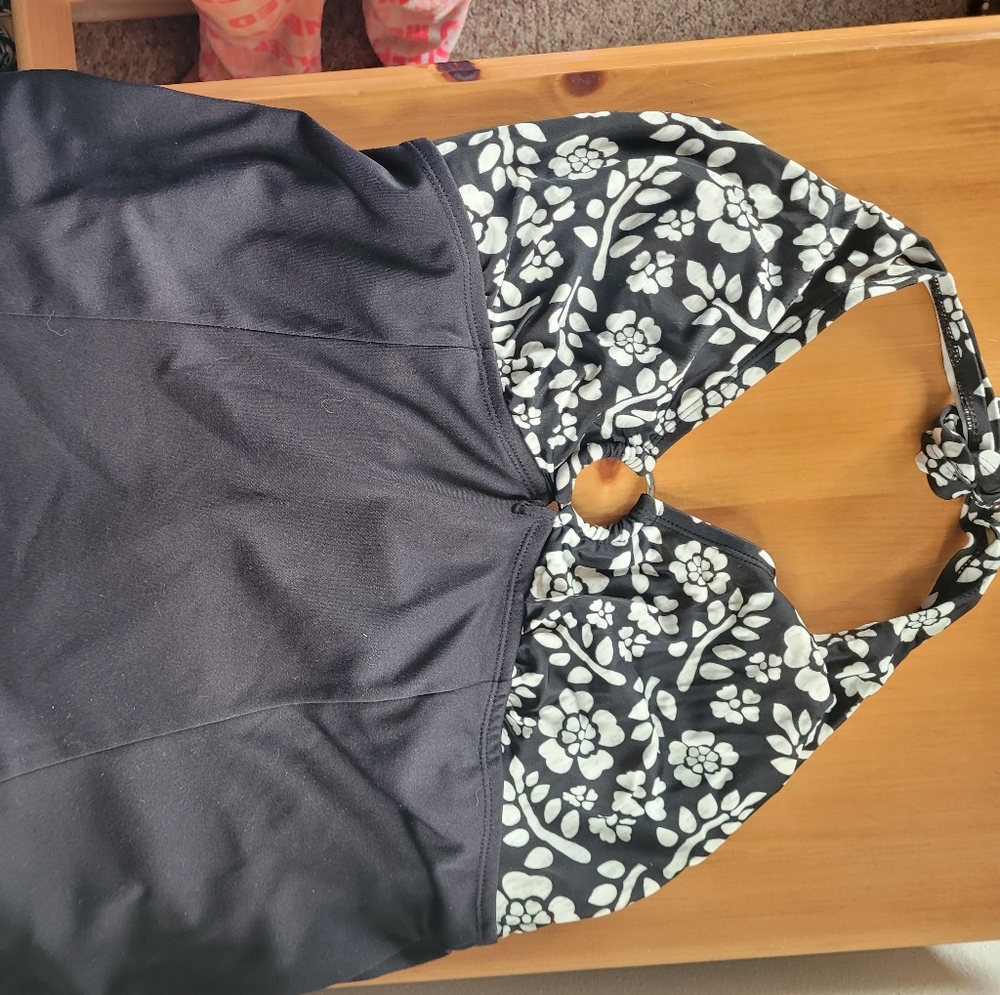 White stag swim dress